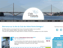 Tablet Screenshot of hotels-brest-finistere.com
